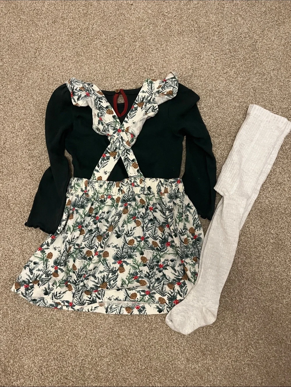 Burt's Bees Holiday Jumper with Hunter Onesie